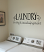 Laundry Dirty Job Wall Decal