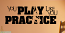 Play Practice Basketball Wall Decal