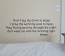 Lay Me Down To Sleep Wall Decal