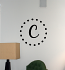 Dot Monogram | Wall Decals