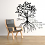 Family Tree Root Names Giant Decal