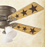 Ceiling Fan Stars Wall Decal