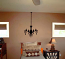 Chandelier 4 Light Wall Decal 