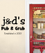 JD's Pub Grub Wall Decal