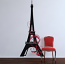 Eiffel Tower Swirl Giant Decal 