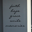 Words To Live By II Wall Decal  