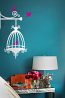 Corner Cage Wall Decal 