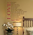 Love Never Fails Wall Decals  