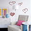 Heart Pack II Wall Decal