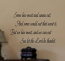 Let The Lord Be Thankit Wall Decal  