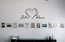 Heart Script Names Wall Decal