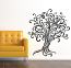 Large Line Draw Tree Wall Decal