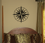 Compass Rose Large Wall Decal