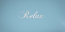 Relax Simply Words Decal