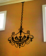 Chandelier 5 Light Wall Decal