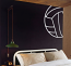 Volleyball Lines Wall Decal 