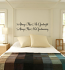 Kiss Me Goodnight, Kiss Me Goodmorning Wall Decal 