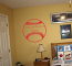 Baseball Name Wall Decal