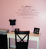 I Believe In Pink Multi Font Wall Decal Item