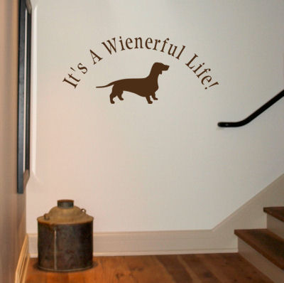 Wienerful Life Wall Decal   