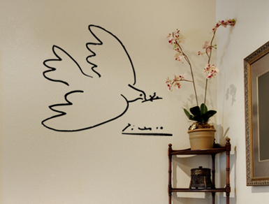 Picasso Dove Wall Decal 