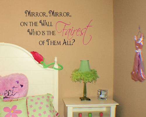 Mirror Mirror Fairest of All Wall Decals  