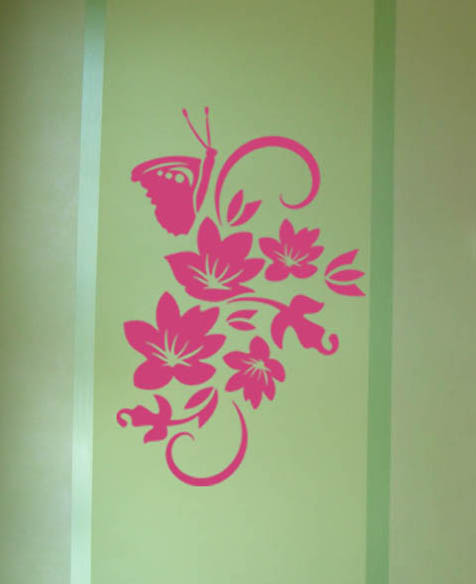 Butterfly Leaves Wall Decal
