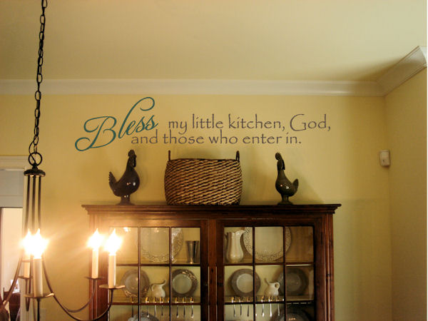 Bless My Little Kitchen Wall Decal