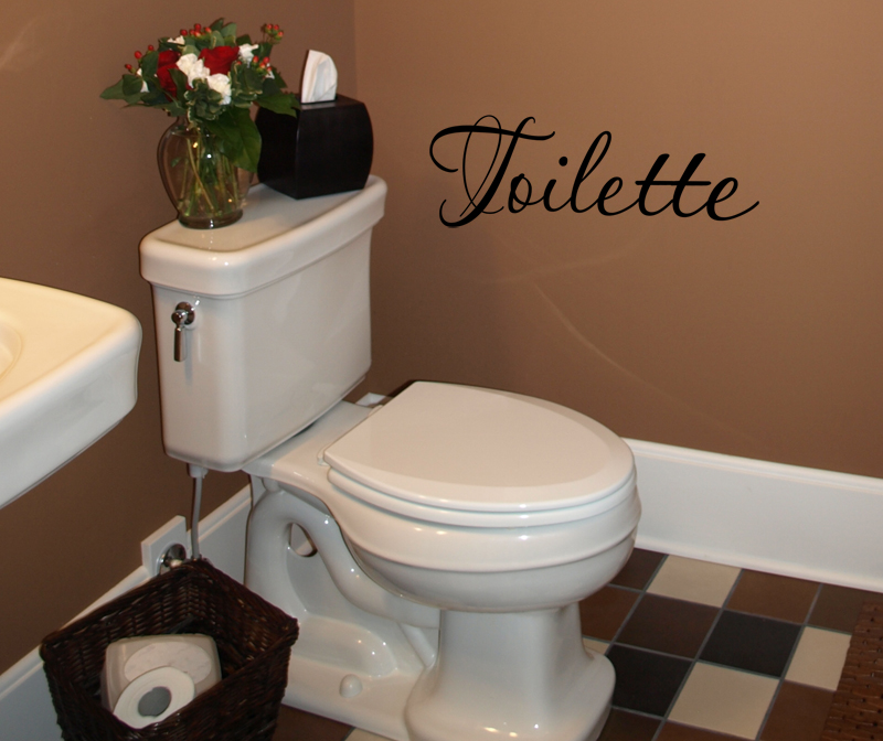 Toilette Wall Decals