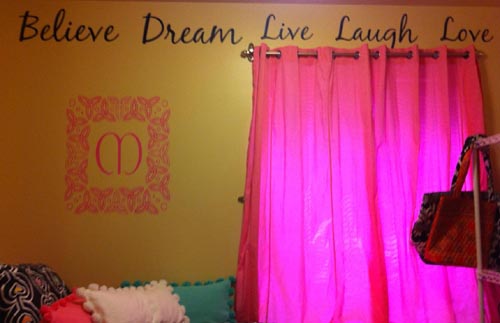 Live Laugh Love Blackjack Wall Decals