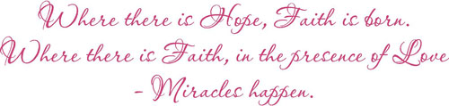 Miracles Happen | Wall Decals