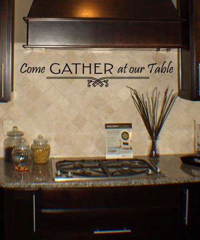 Come Gather Wall Decal