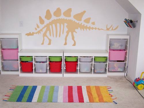 Stegosaurus Skeleton Decal 