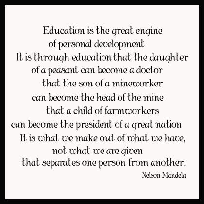 Education Is The Great Engine Wall Decals  