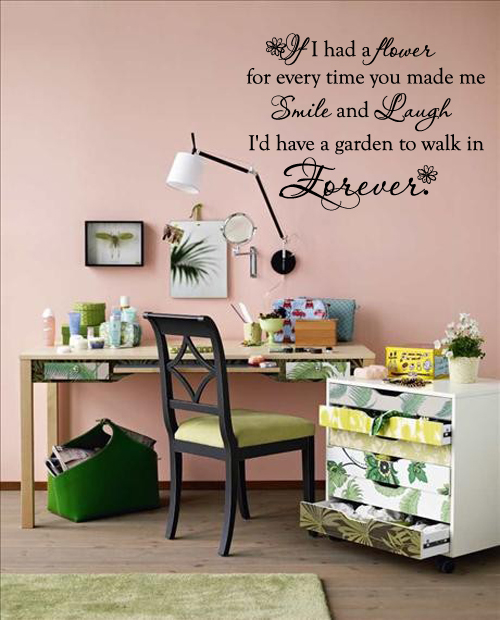 If I had a Garden... Wall Decal