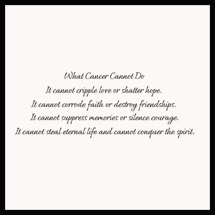 Cancer Cannot Do Wall Decals   