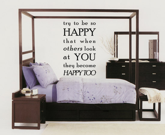 Be So Happy Wall Decal