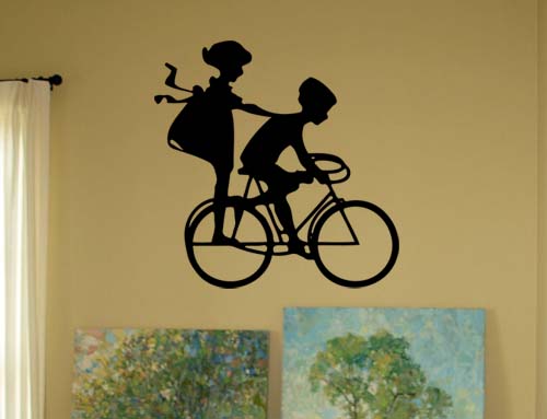 Bike Kids  Wall Decals