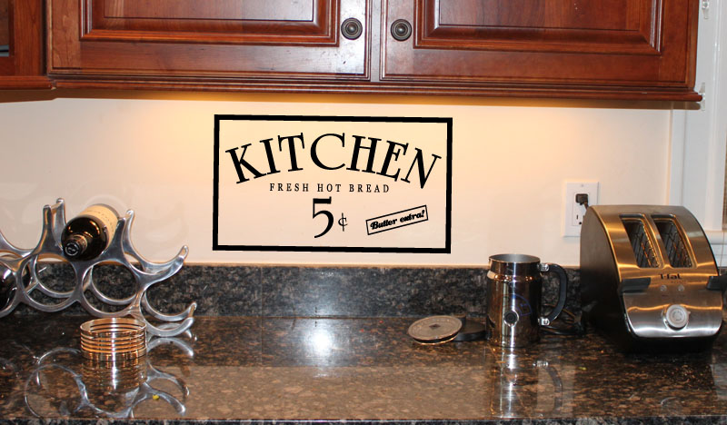 Kitchen Hot Bread Wall Decal