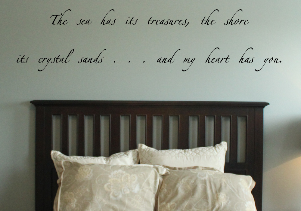 My Heart Has You Wall Decal
