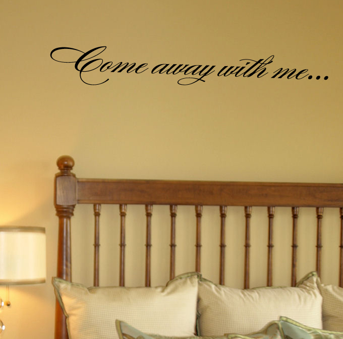 Come Away With Me Wall Decal