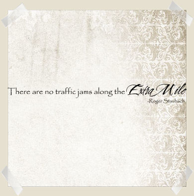 No Traffic Jams Extra Mile | Wall Decals  