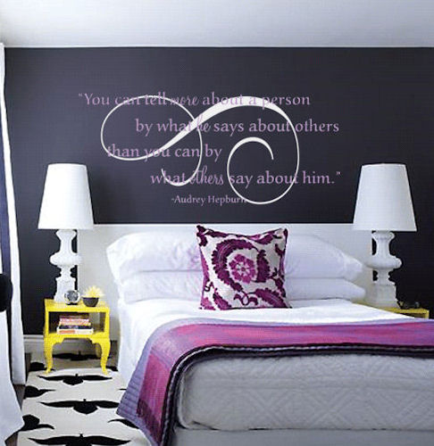 Others Say About Him Hepburn Wall Decal