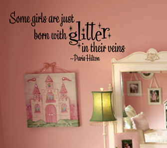 Girls Glitter | Wall Decals