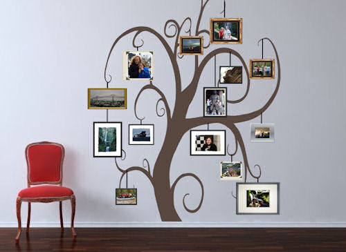 Stretched Photo Tree Wall Decal