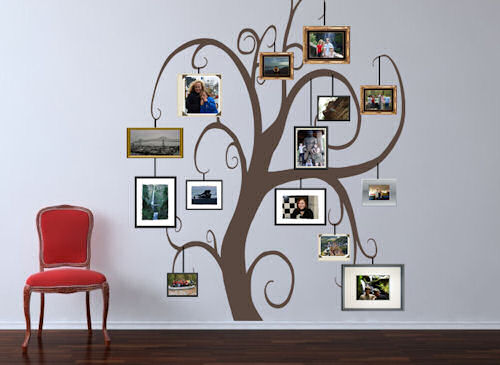 Family Photo Tree Giant Tree Wall Decal