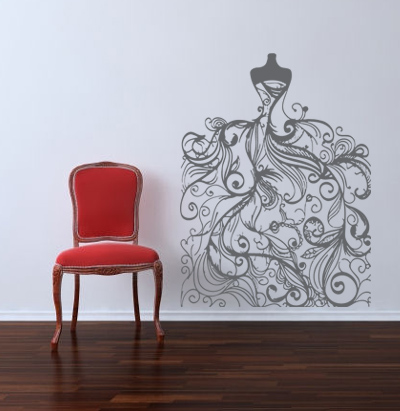 Gown Wall Decal