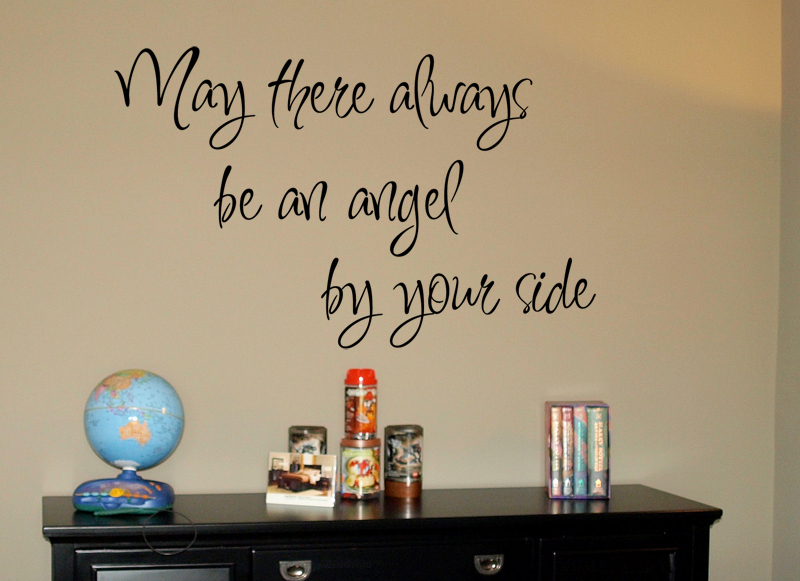 May There Always Be An Angel Wall Decal