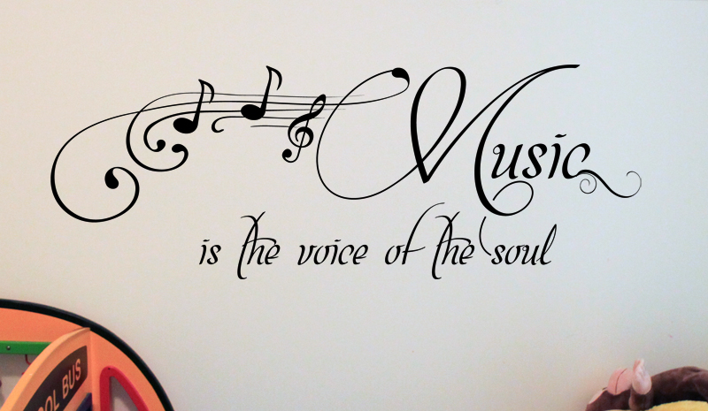 Music Voice of Soul Wall Decal