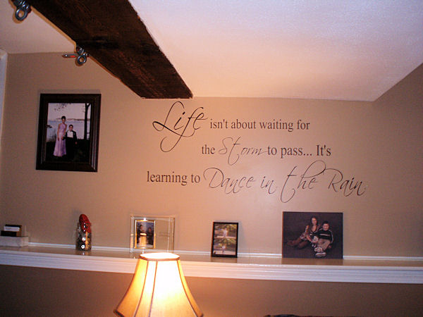 Life Dance In The Rain Wall Decal